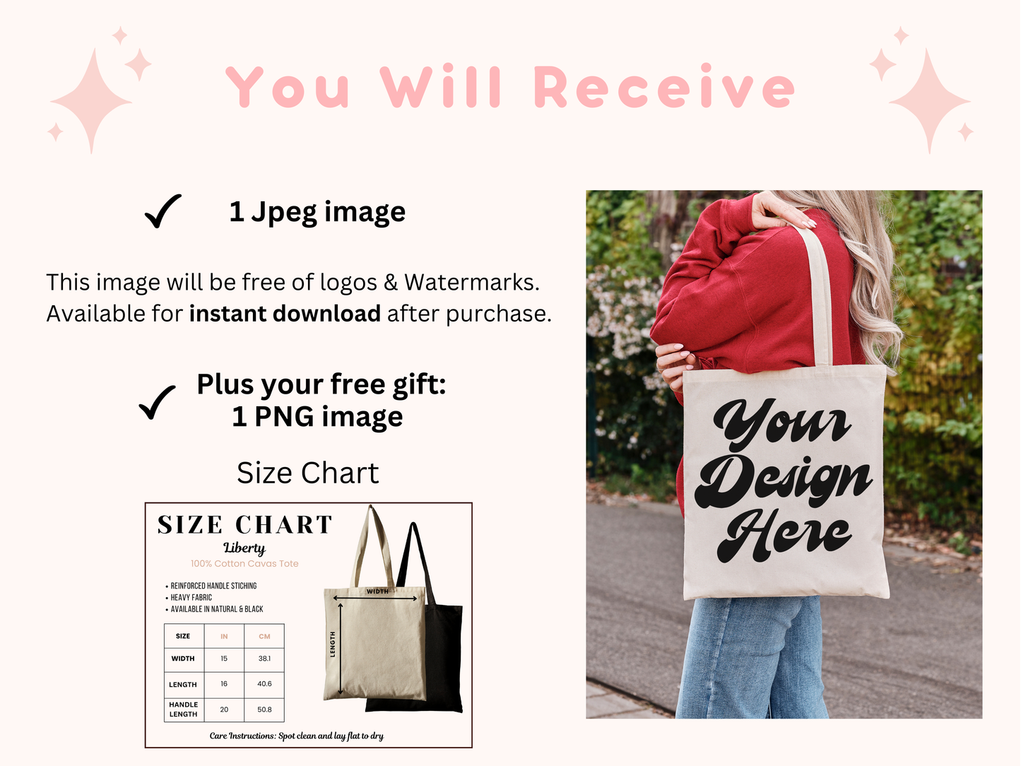 Boho Canvas Tote Mockup - Customizable Liberty Bag with Realistic Market Tote Image and Minimalist Shopper Design