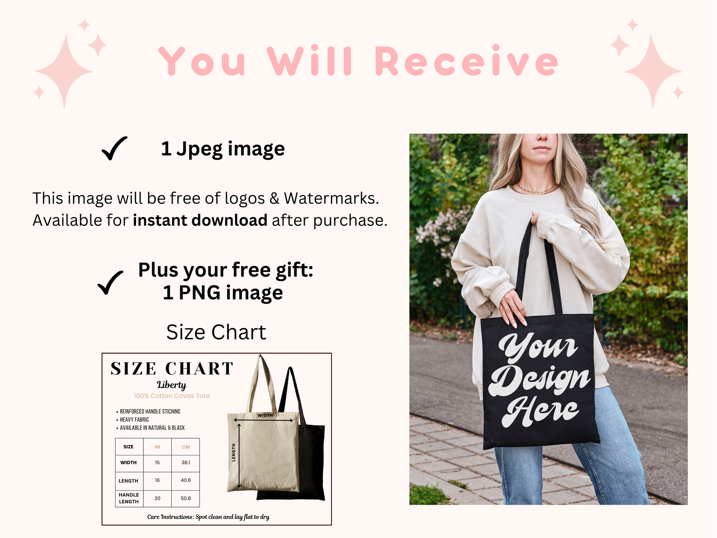 Black Liberty Tote Mockup - Custom Black Tote Design with Editable Shopper Bag and Purse Photo